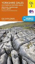 OL2 Yorkshire Dales South & West Ordnance Survey Explorer Map OL 2