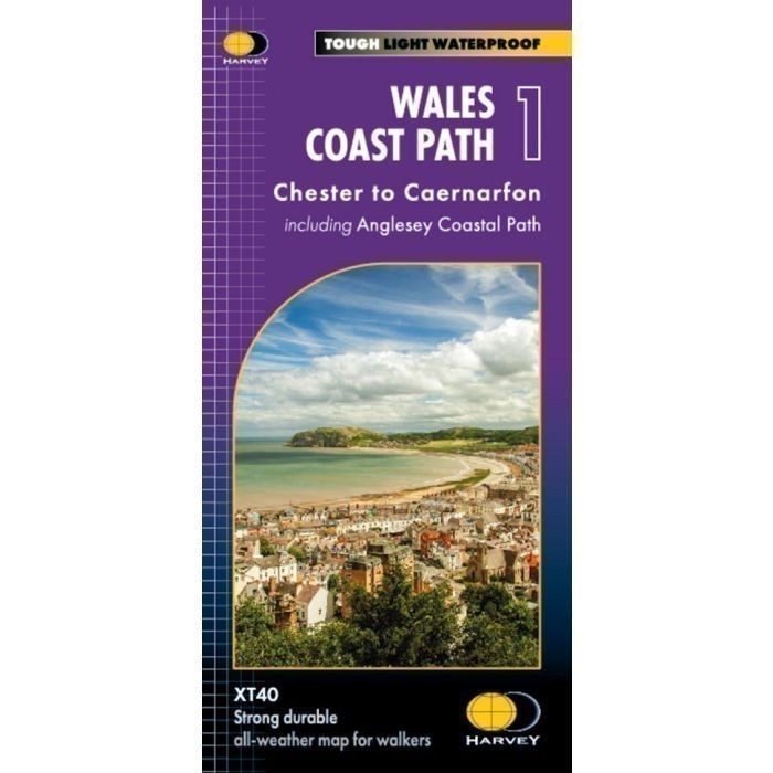 Wales Coast Path Map 1 Chester to Caernarfon part 1 of 870 mile walk