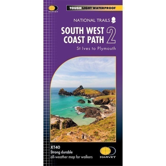 South West Coast Path 2 - Harvey National Trail Map 