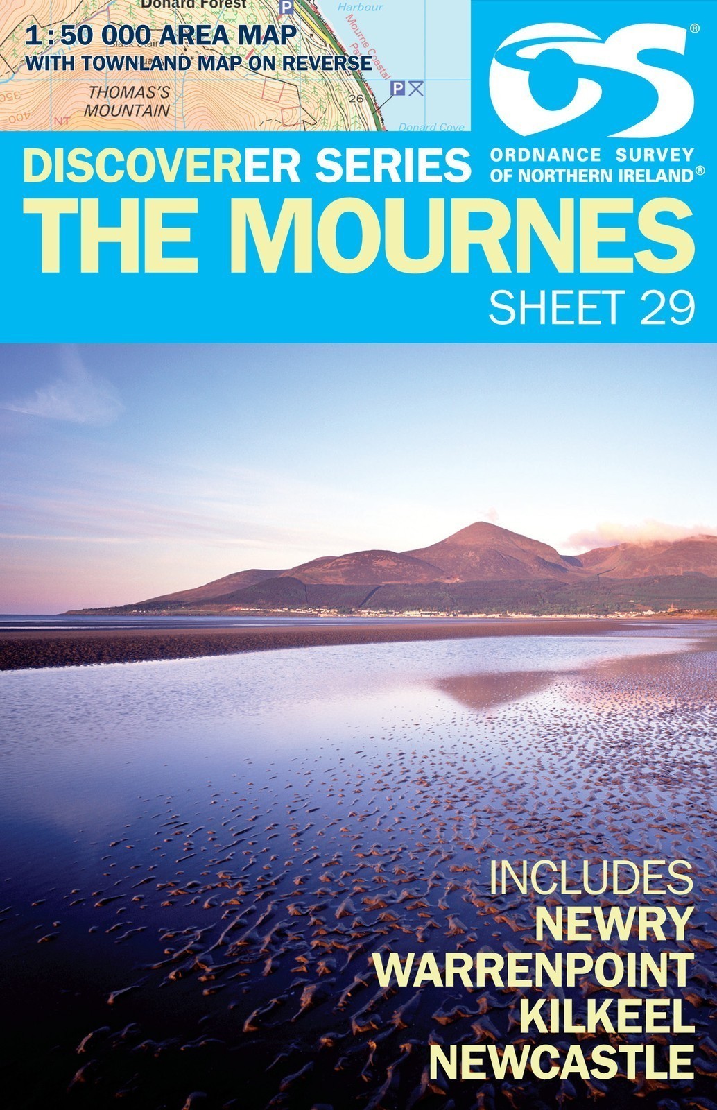 Mournes Northern Ireland The 29 OS Discoverer MAP 