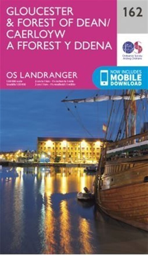 Gloucester & Forest of Dean Landranger Map 162 Ordnance Survey Latest 