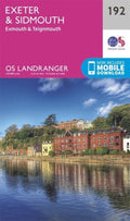 Exeter & Sidmouth Exmouth & Teignmouth Landranger Map 192 Ordnance Survey Latest