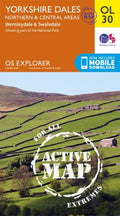 Explorer Active Map  OL30 Yorkshire Dales - Northern & Central OS OL30 Laminated