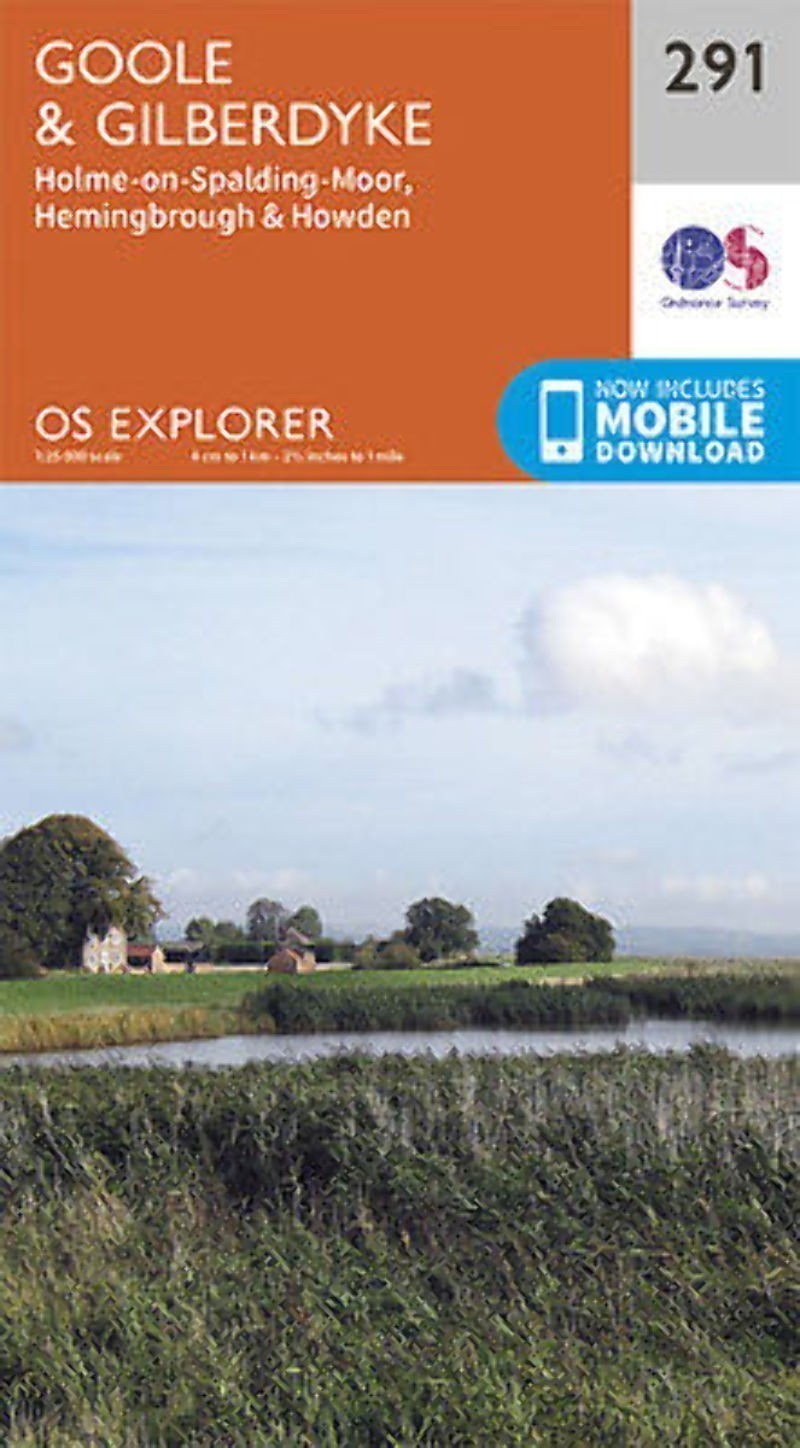 Goole and Gilberdyke Explorer Map Ordnance Survey 291