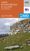 Lairg Bonar Bridge and Golspie Explorer Map 441 Ordnance Survey 2015
