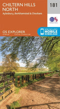 Chiltern Hills North 181 Explorer Map Ordnance Survey With Digital Download