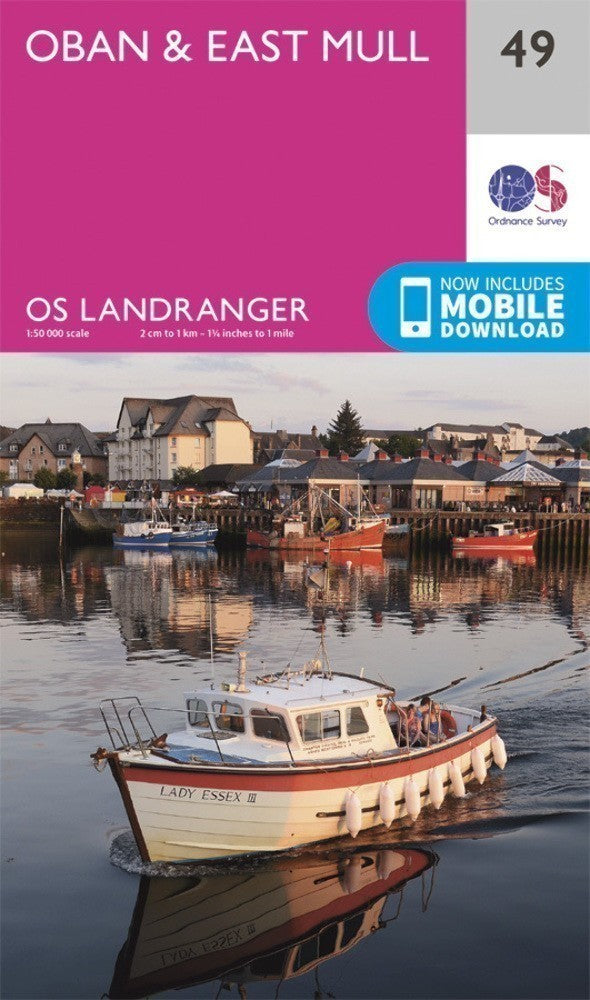 Oban East Mull Landranger Map 49 Ordnance Survey Latest 