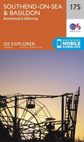 Southend on Sea & Basildon 175 Explorer Map Ordnance Survey With Digital Downloa
