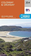 Colonsay and Oronsay Explorer Map 354 Ordnance Survey
