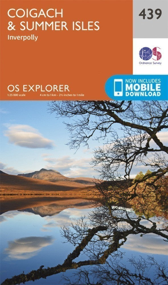 Coigach and Summer Isles Explorer Map 439 Ordnance Survey 2015