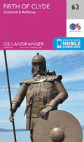 Firth of Clyde Greenock & Rothesay Landranger Map 63 Ordnance Survey Latest 