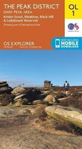 Peak District OL 1 Dark Peak Ordnance Survey Explorer Map OL1