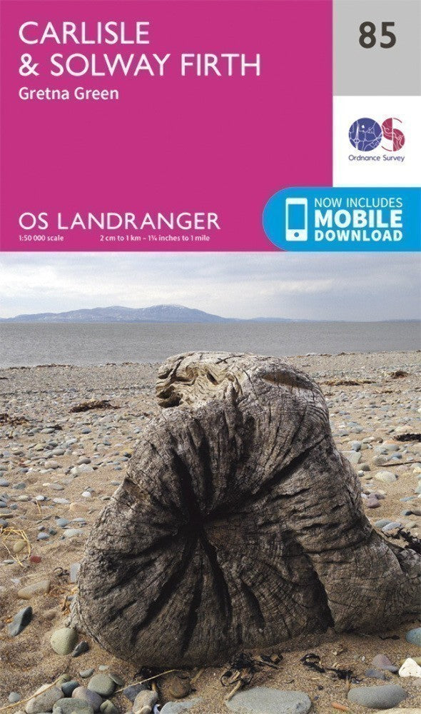Carlisle & Solway Firth Gretna Green Landranger Map 85 Ordnance Survey Latest 