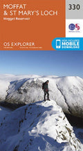 Moffat and St Mary's Loch Explorer Map 330 Ordnance Survey