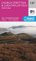 Ludlow & Church Stretton Wenlock Edge Landranger Map 137 Ordnance Survey Latest 