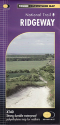 Ridgeway Harvey National Trail Map Overton Hill near Avebury
