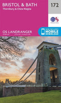 Bristol & Bath Thornbury & Chew Magna Landranger Map 172 Ordnance Survey Latest 