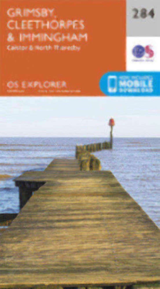 Grimsby Cleethorpes Caistor Explorer Map 284 Ordnance Survey
