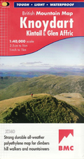 Knoydart & Kintail Harvey British Mountain Map - BMC - O