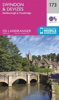 Swindon Devizes Marlborough & Trowbridge Landranger Map 173 Ordnance Survey Late