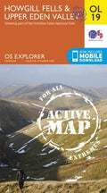 Explorer Active Map  OL 19 Howgill Fells & Upper Eden Valley OS OL19 Laminated