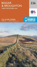 Biggar and Broughton Explorer Map 336 Ordnance Survey