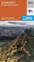 Edinburgh Explorer Map 350 Ordnance Survey