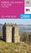 Peebles Galashiels Selkirk Tweed Valley Landranger Map 73 Ordnance Survey Latest