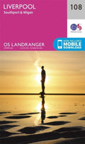 Liverpool Southport & Wigan Landranger Map 108 Ordnance Survey Latest 