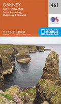Orkney - East Mainland Explorer Map 461 Ordnance Survey 2015