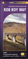 Rob Roy Way Harvey National Trail Map Drymen to Pitlochry