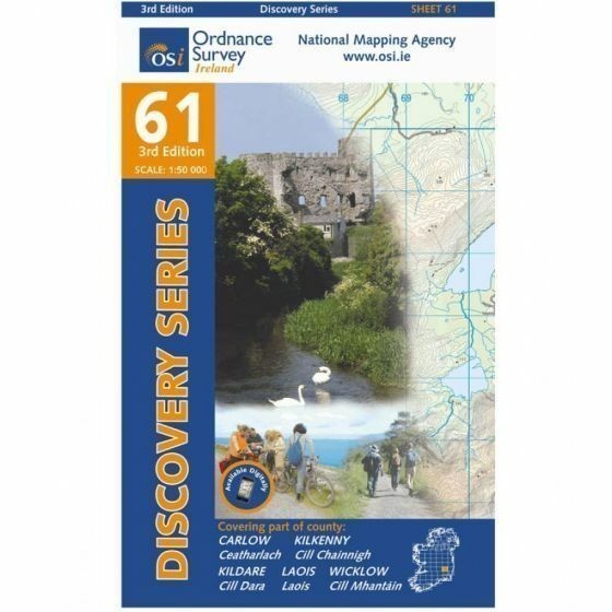 Carlow, Kildare, Kilkenny OS Discovery - 61 - map