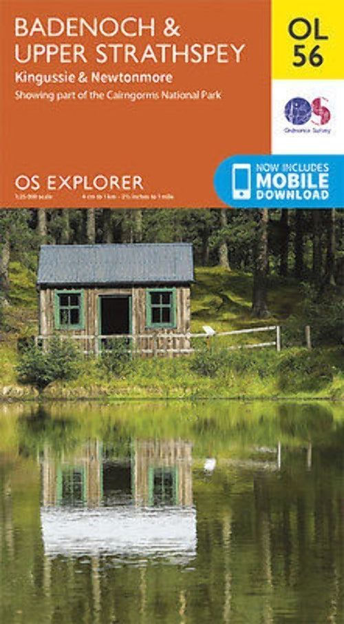Baldenoch & Strathspey Ordnance Survey Explorer Map OL 56