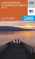 Lochgilphead and Knapdale North Explorer Map 358 Ordnance Survey