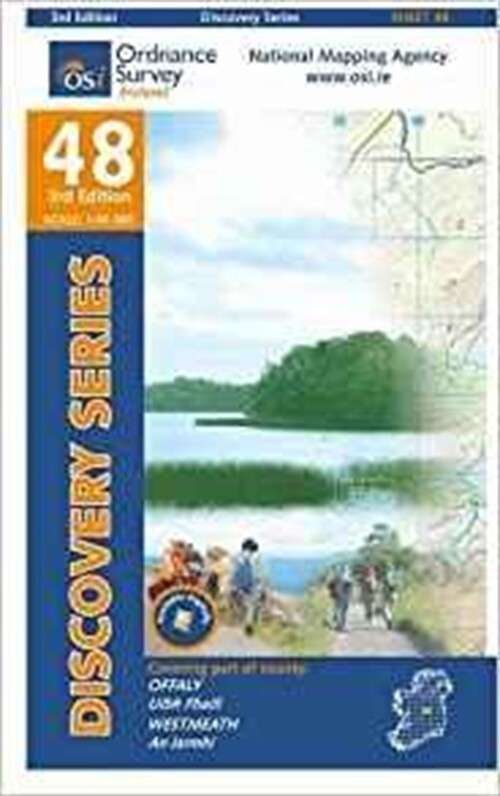 Offaly, Westmeath OS Discovery - 48 - map