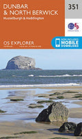 Dunbar and North Berwick Explorer Map 351 Ordnance Survey
