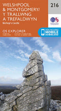 Welshpool and Montgomery 216 Explorer Map Ordnance Survey