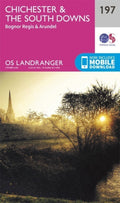 Chichester & The South Downs Landranger Map 197 OS Latest 