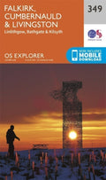 Falkirk Cumbernauld and Livingstone Explorer Map 349 Ordnance Survey
