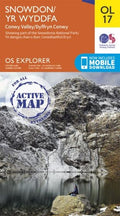 Explorer Active Map  OL 17 Snowdon & Conwy Valley by OS OL17 lAMINATED