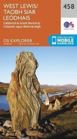 West Lewis Explorer Map 458 Ordnance Survey 2015