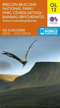 Brecon Beacons Western & Central Ordnance Survey Explorer Map OL 12