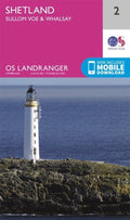 Shetland – Sullom Voe & Whalsay Landranger Map 2 Ordnance Survey Latest 