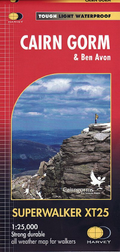 Cairn Gorm & Ben Avon Harvey SuperWalker map