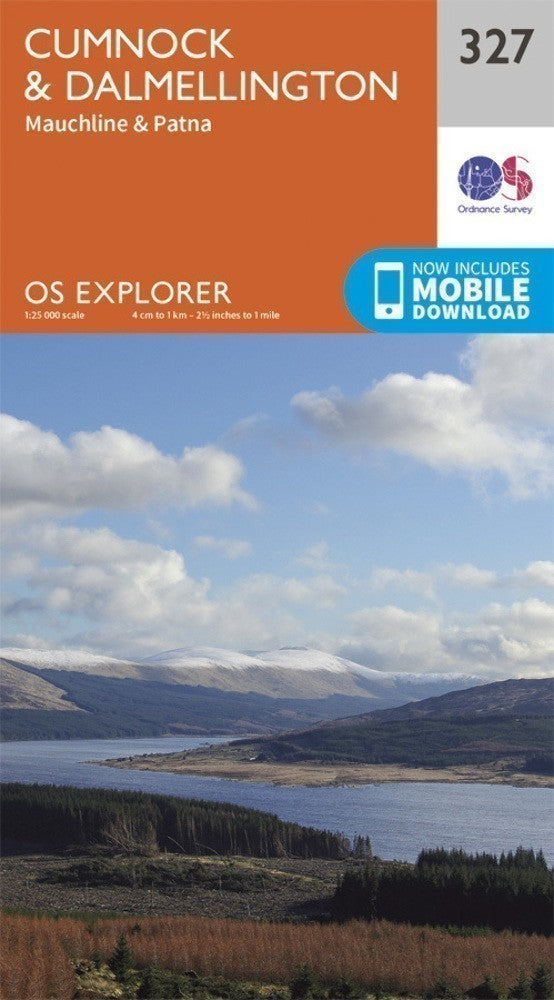 Cumnock and Dalmellington Explorer Map 327 Ordnance Survey