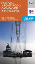 Newport and Pontypool 152 Explorer Map Ordnance Survey With Digital Download