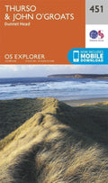 Thurso and John O'Groats Explorer Map 451 Ordnance Survey 2015