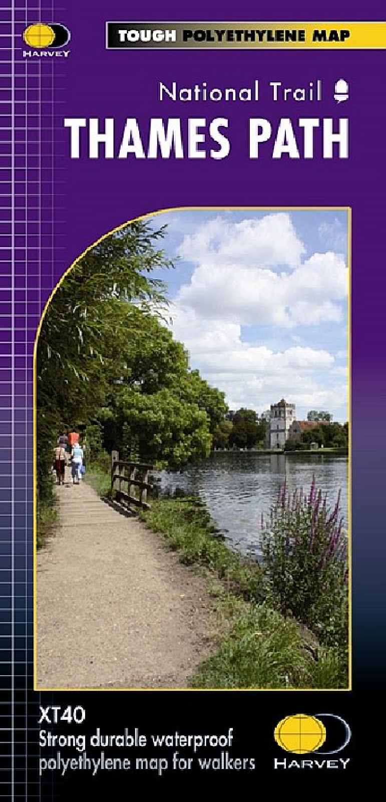 Thames Path Harvey National Trail Map 183 miles