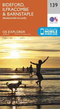 Bideford Ilfracombe and Barnstaple 139 Explorer Map Ordnance Survey With Digital