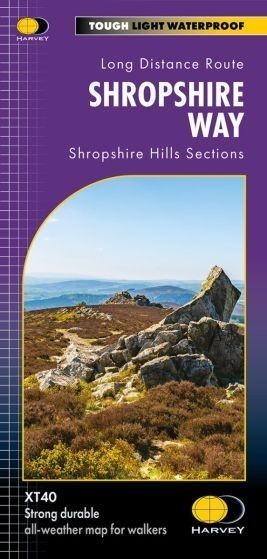 Shropshire Way Harvey National Trail Map 